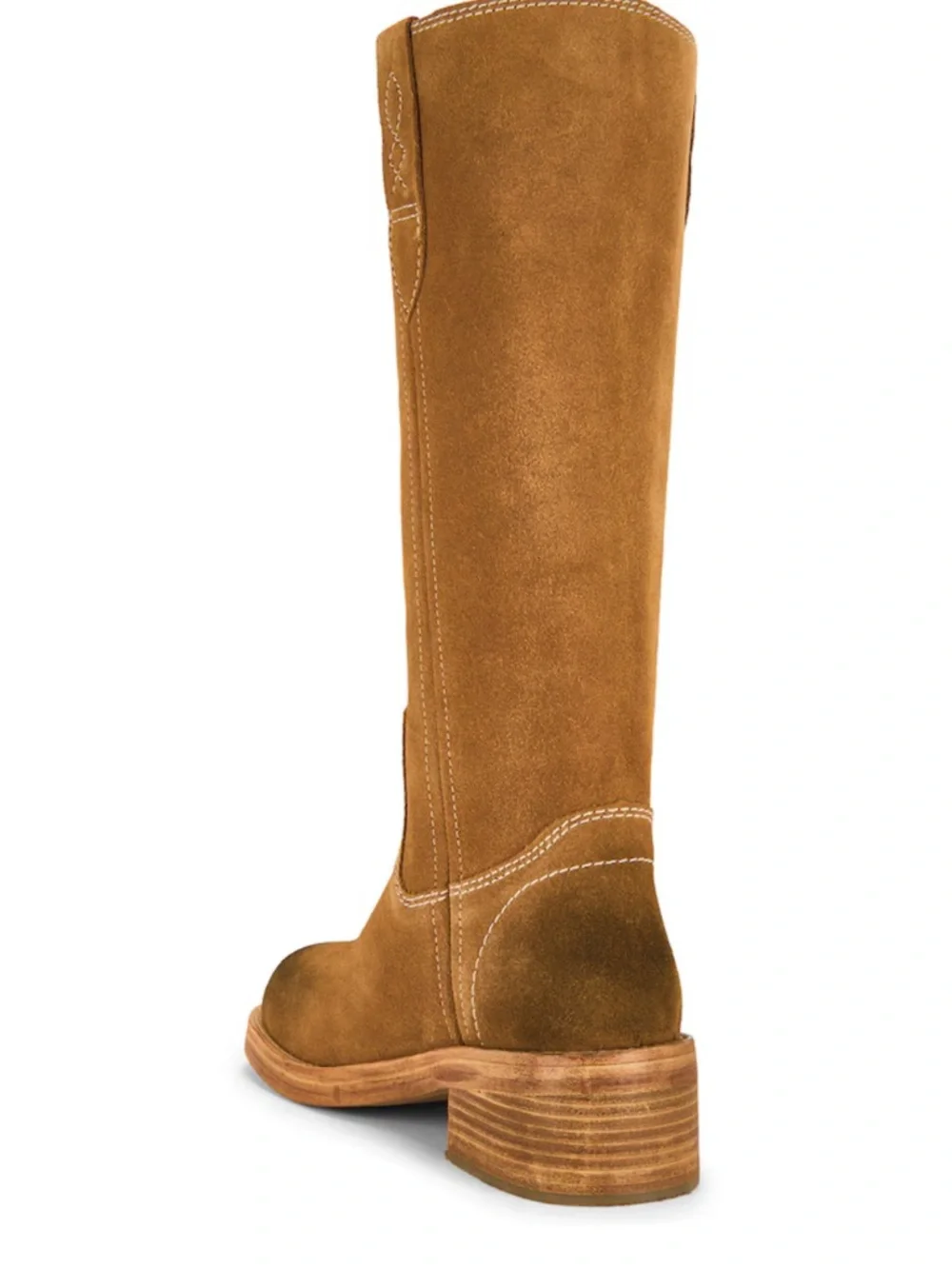 Free People Brown Suede Pull-on Boots